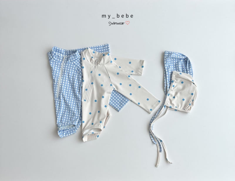 My Bebe - Korean Children Fashion - #magicofchildhood - Basic Zipper Rash Guard - 3