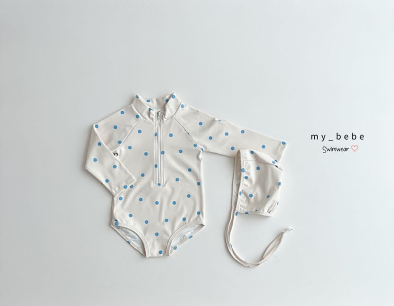 My Bebe - Korean Children Fashion - #prettylittlegirls - Basic Zipper Rash Guard - 5