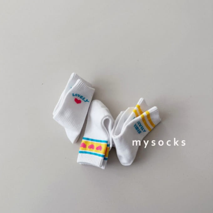 My Socks - Korean Children Fashion - #littlefashionista - Stylist Socks Set