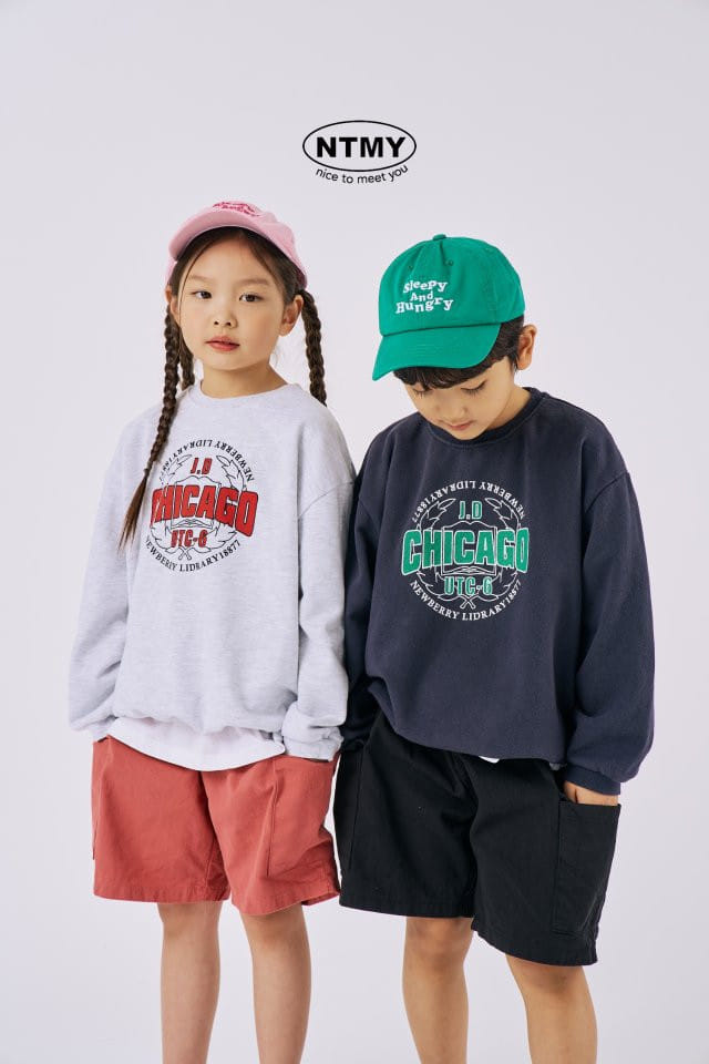 Nice To Meet You - Korean Children Fashion - #childofig - Chicago Sweatshirt - 2