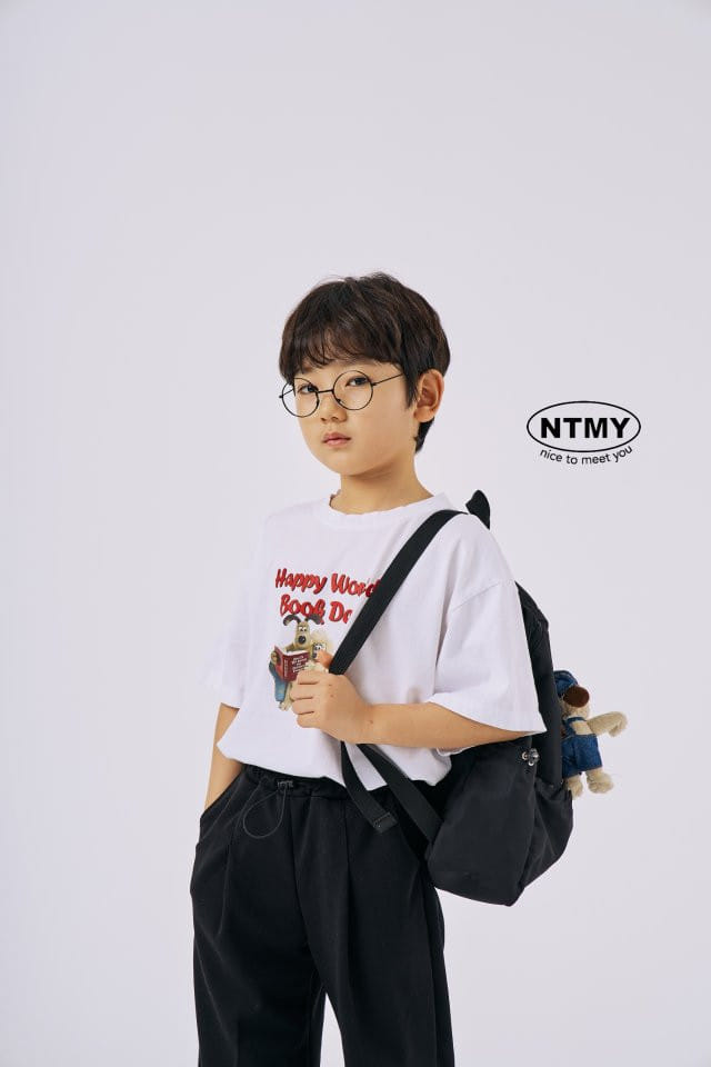 Nice To Meet You - Korean Children Fashion - #childrensboutique - Happy Grommet Tee - 2