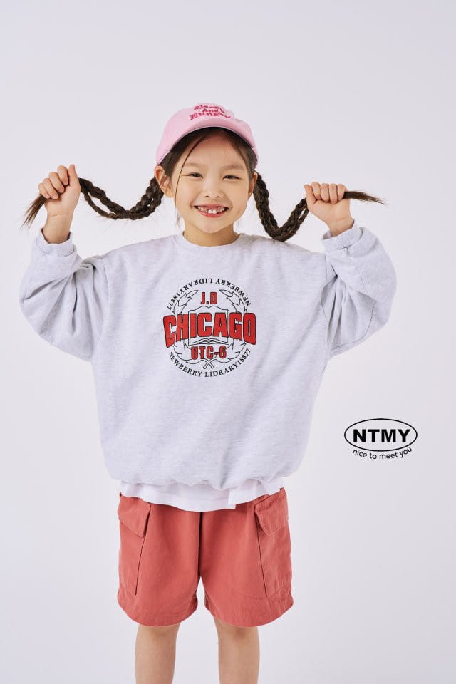 Nice To Meet You - Korean Children Fashion - #childrensboutique - Chicago Sweatshirt - 3
