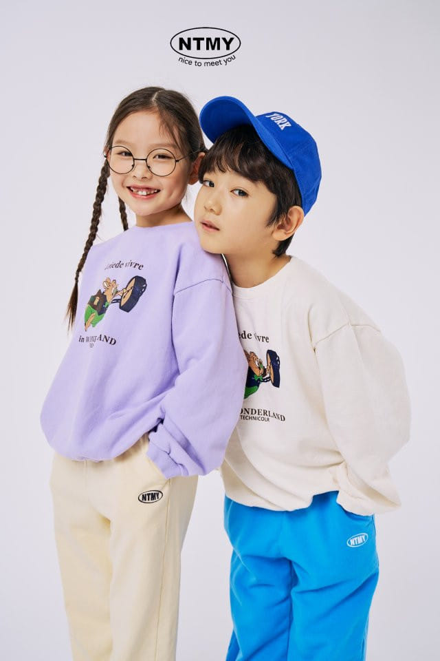 Nice To Meet You - Korean Children Fashion - #childrensboutique - Clock Rabbit Sweatshirt - 2