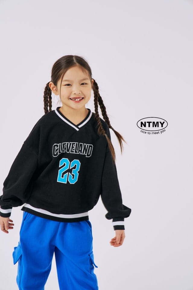 Nice To Meet You - Korean Children Fashion - #childrensboutique - 23 V Neck Sweatshiet - 6
