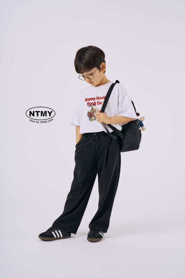Nice To Meet You - Korean Children Fashion - #designkidswear - Happy Grommet Tee - 3