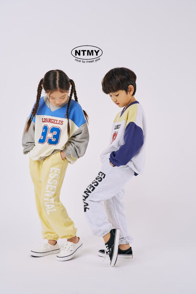 Nice To Meet You - Korean Children Fashion - #discoveringself - Font Jogger Pants - 2
