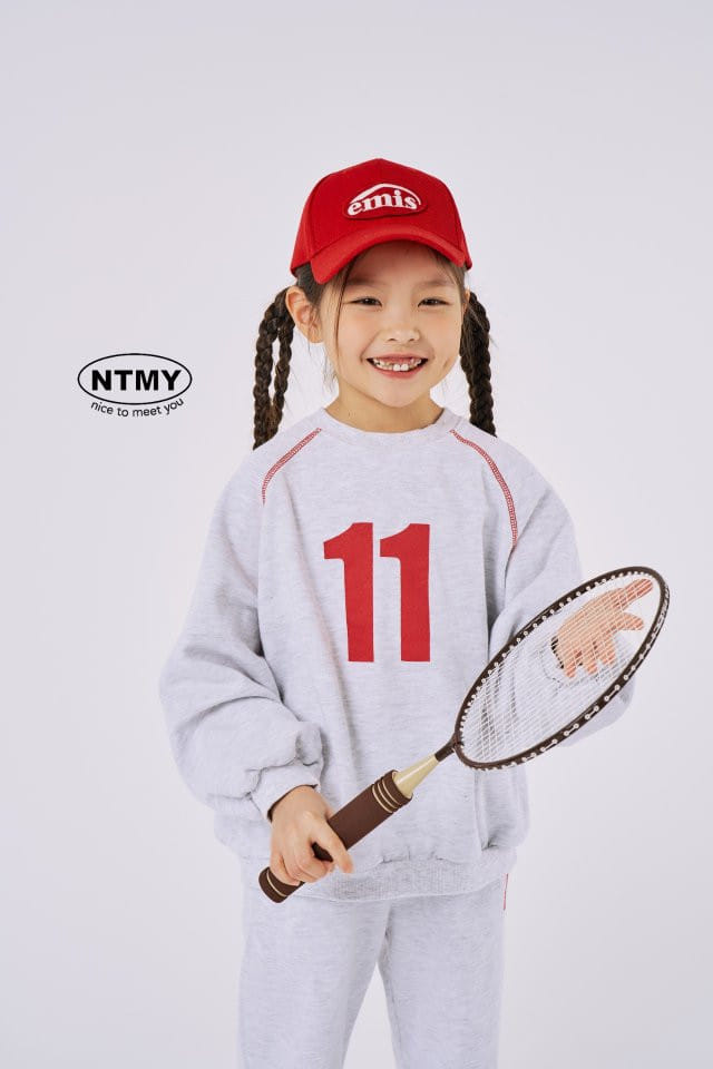 Nice To Meet You - Korean Children Fashion - #discoveringself - Eleven Sweatshirt - 9