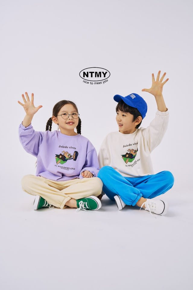 Nice To Meet You - Korean Children Fashion - #designkidswear - Clock Rabbit Sweatshirt - 4