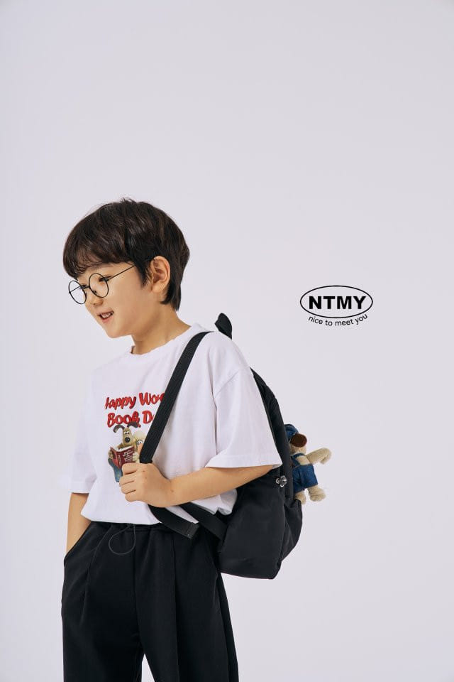 Nice To Meet You - Korean Children Fashion - #fashionkids - Happy Grommet Tee - 5