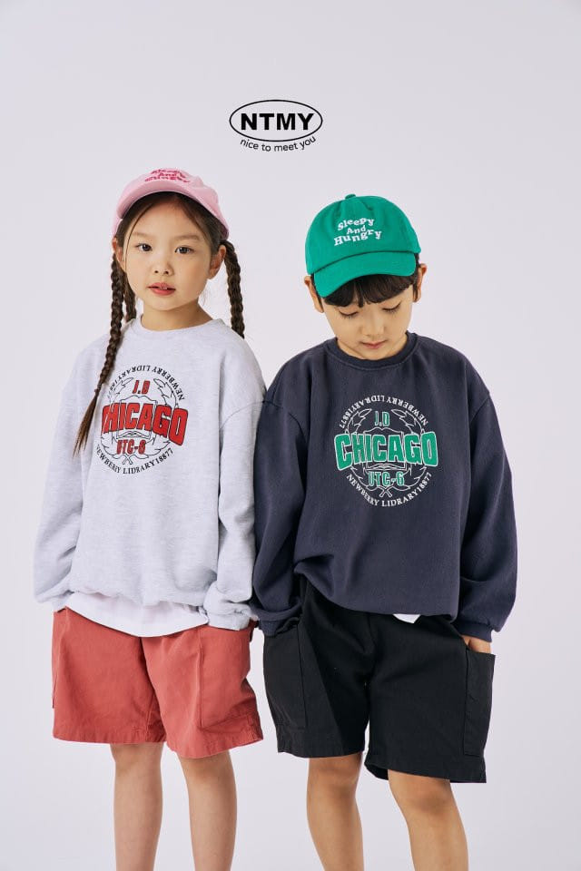 Nice To Meet You - Korean Children Fashion - #fashionkids - Chicago Sweatshirt - 6
