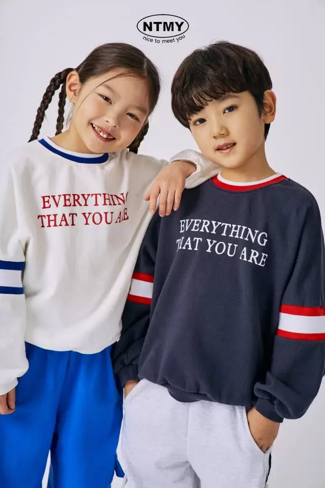 Nice To Meet You - Korean Children Fashion - #kidsshorts - Everything Sweatshirt - 9