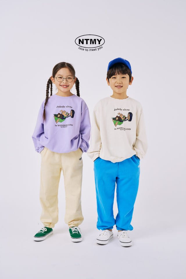 Nice To Meet You - Korean Children Fashion - #kidsshorts - Clock Rabbit Sweatshirt - 6