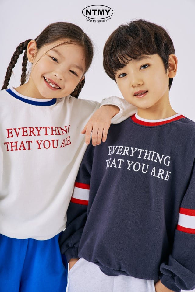 Nice To Meet You - Korean Children Fashion - #kidsstore - Everything Sweatshirt - 10