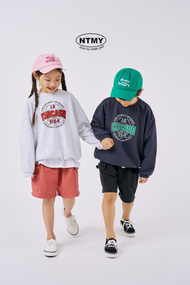 Nice To Meet You - Korean Children Fashion - #kidsstore - Chicago Sweatshirt - 8