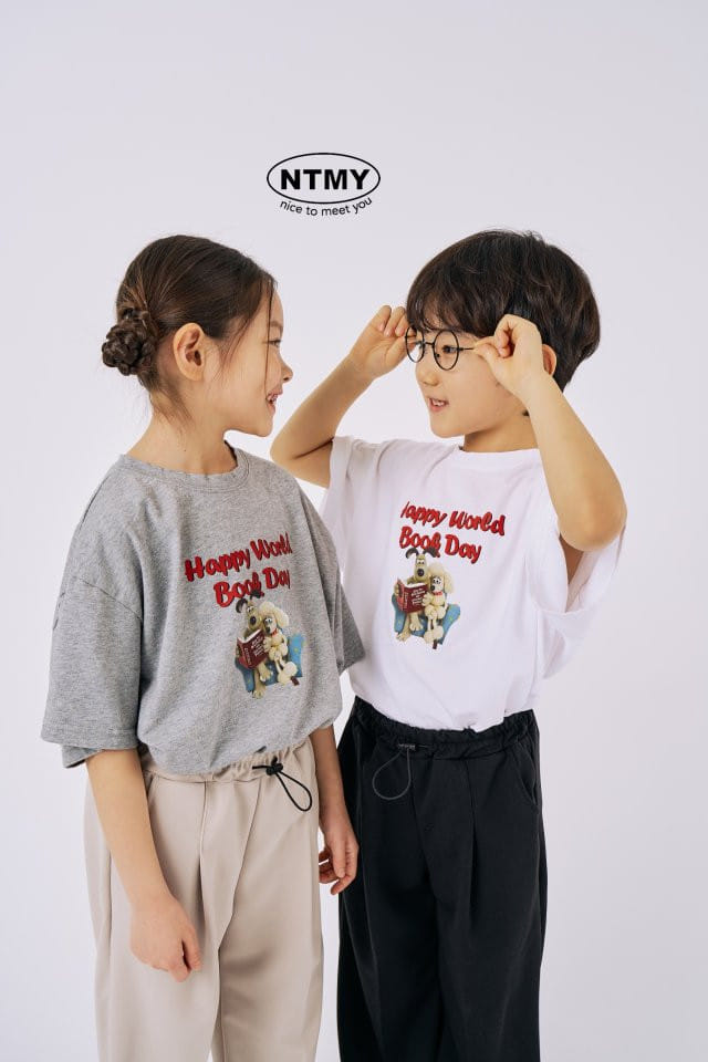 Nice To Meet You - Korean Children Fashion - #kidzfashiontrend - Happy Grommet Tee - 8