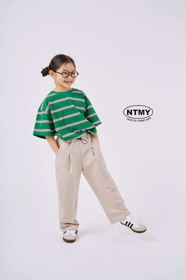 Nice To Meet You - Korean Children Fashion - #minifashionista - Benz String Pants - 9