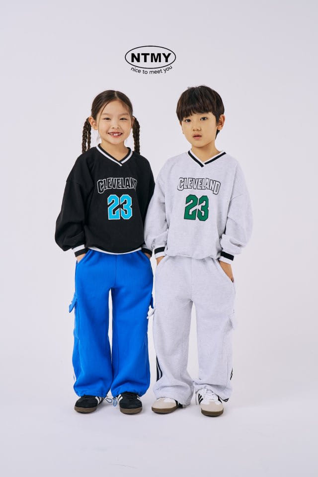 Nice To Meet You - Korean Children Fashion - #toddlerclothing - 23 V Neck Sweatshiet - 4