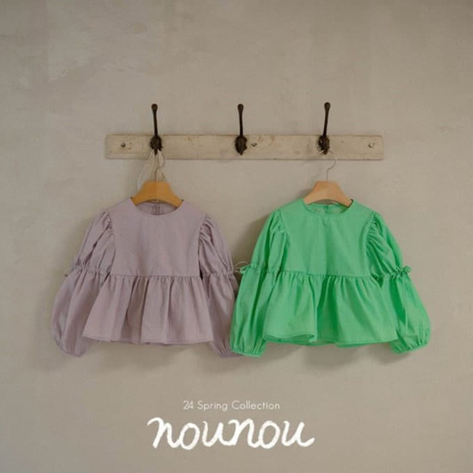 Nounou - Korean Children Fashion - #stylishchildhood - Cherry Blouse