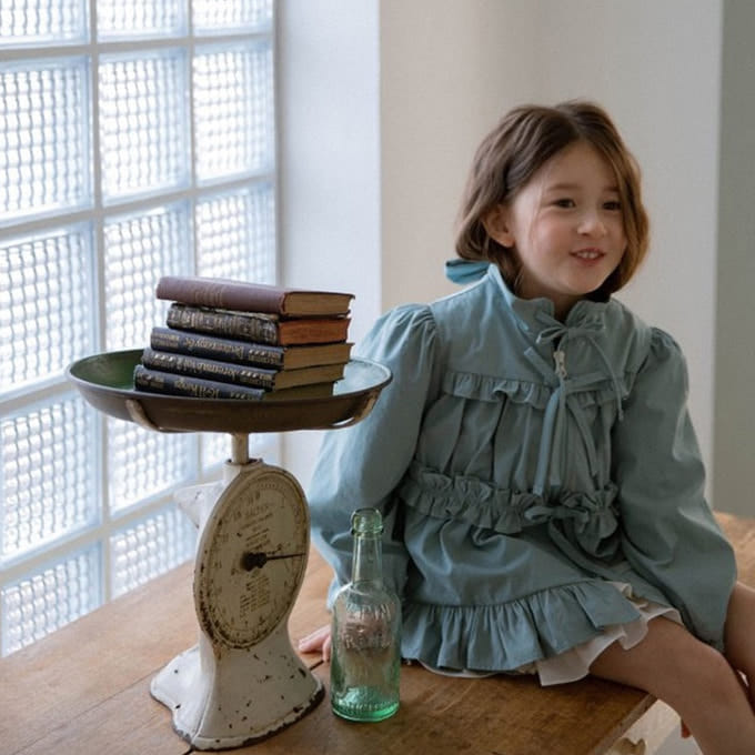 Nounou - Korean Children Fashion - #toddlerclothing - Ribbon Jacket