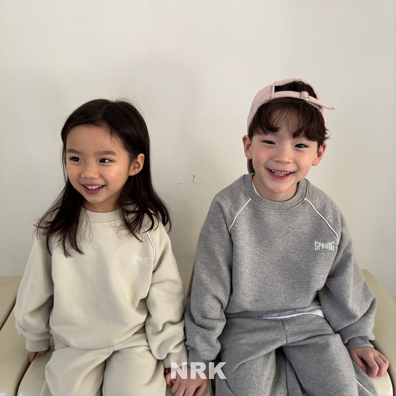 Nrk - Korean Children Fashion - #childofig - Bbing Line Top Bottom Set - 10