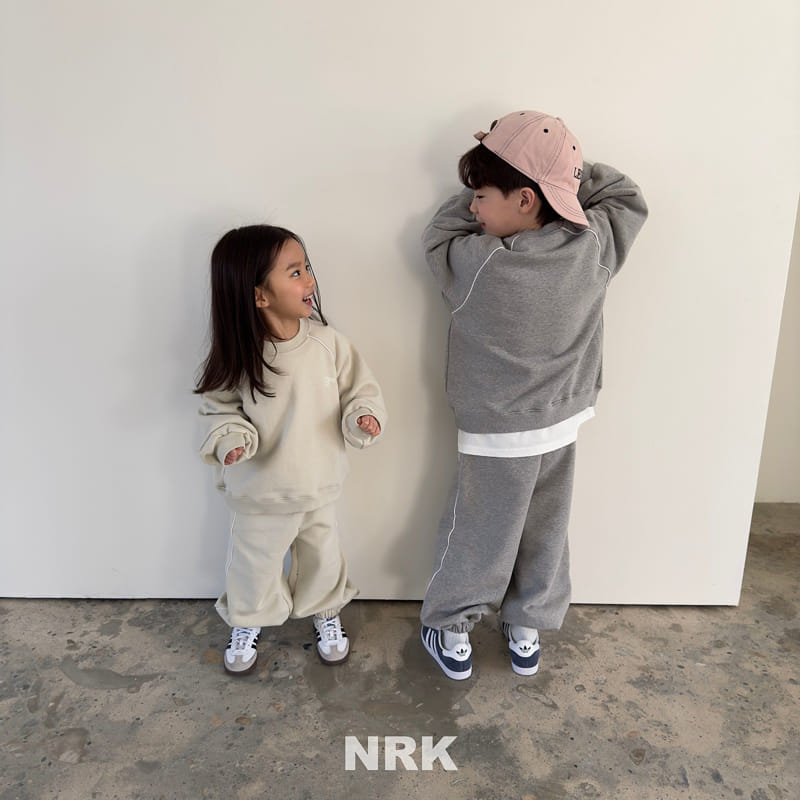 Nrk - Korean Children Fashion - #childofig - Bbing Line Top Bottom Set - 11