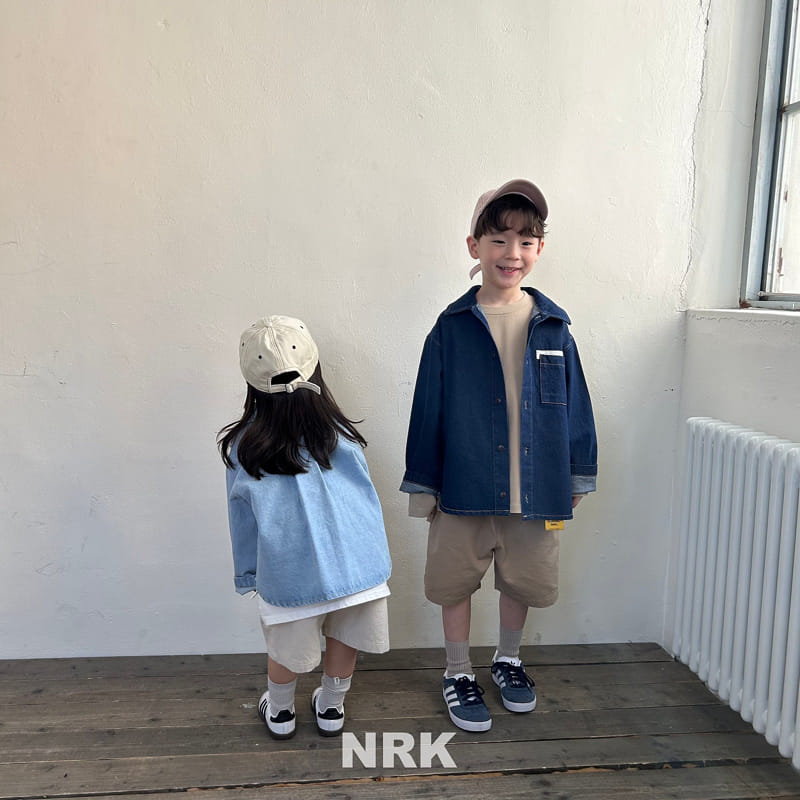 Nrk - Korean Children Fashion - #childofig - Tape Denim Shirt - 9