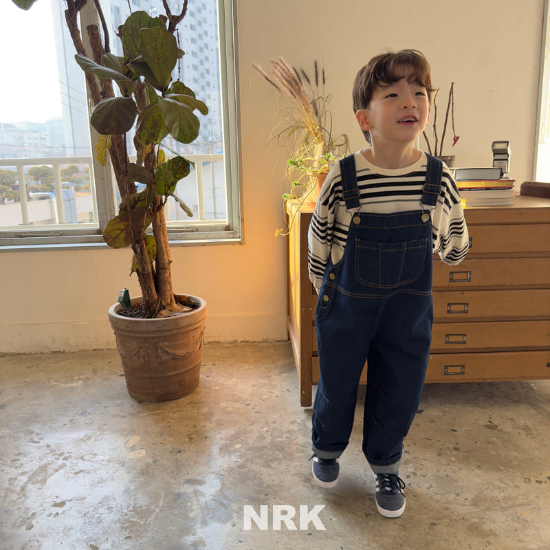 Nrk - Korean Children Fashion - #childrensboutique - Denim Dungarees Pants - 9