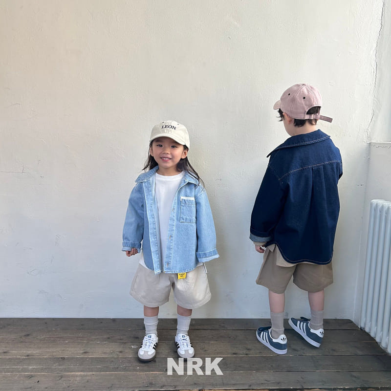 Nrk - Korean Children Fashion - #childrensboutique - Tape Denim Shirt - 10