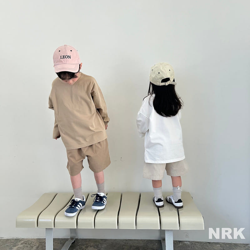 Nrk - Korean Children Fashion - #discoveringself - Basic Slit Tee - 7