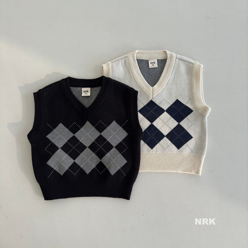 Nrk - Korean Children Fashion - #discoveringself - C Argyle Vest