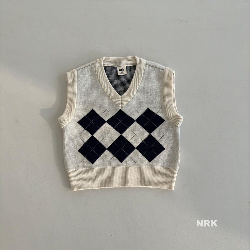Nrk - Korean Children Fashion - #fashionkids - C Argyle Vest - 2