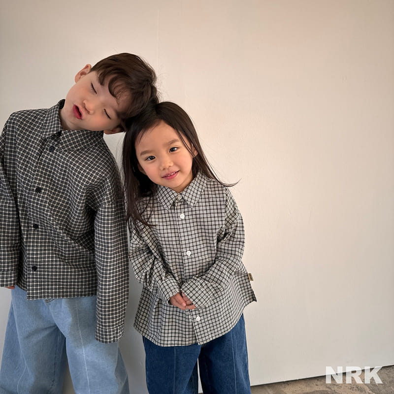Nrk - Korean Children Fashion - #kidsshorts - Check Shirt - 11