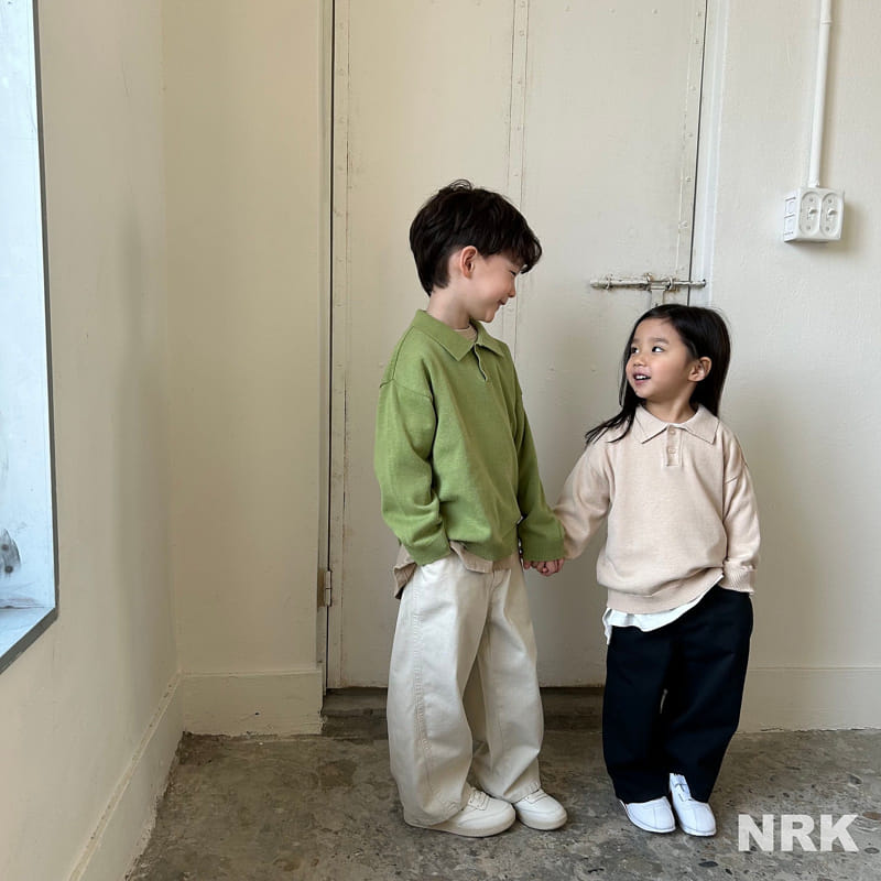 Nrk - Korean Children Fashion - #kidsstore - C Collar Knit - 11