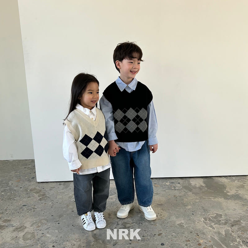 Nrk - Korean Children Fashion - #kidzfashiontrend - C Argyle Vest - 5