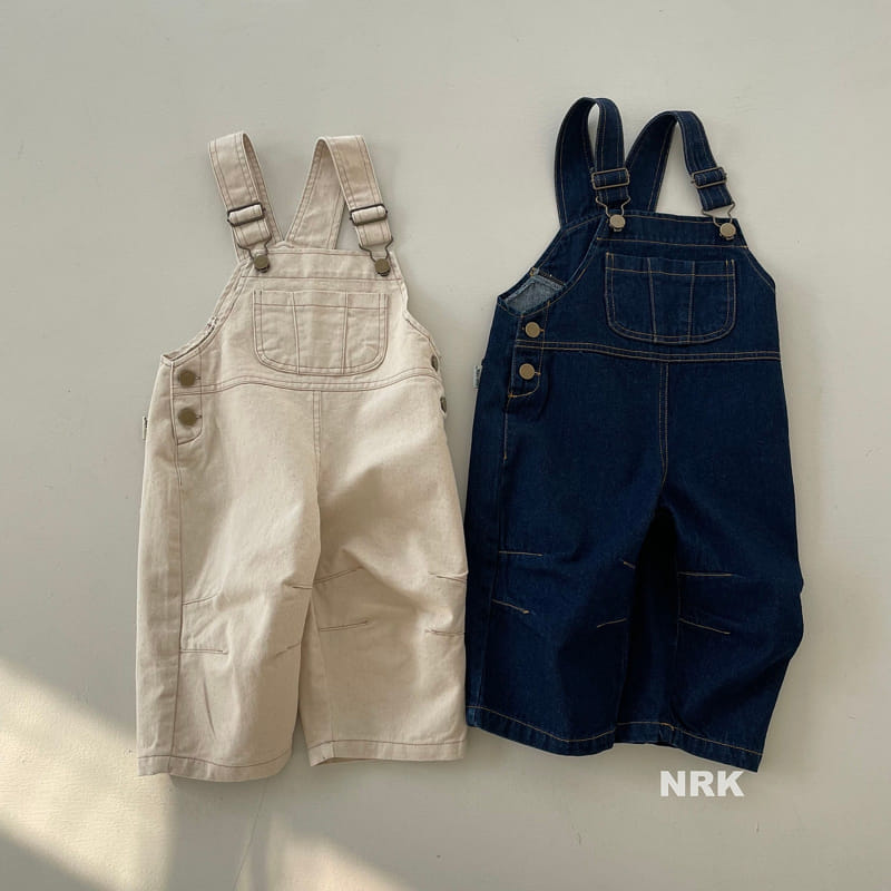 Nrk - Korean Children Fashion - #littlefashionista - Denim Dungarees Pants
