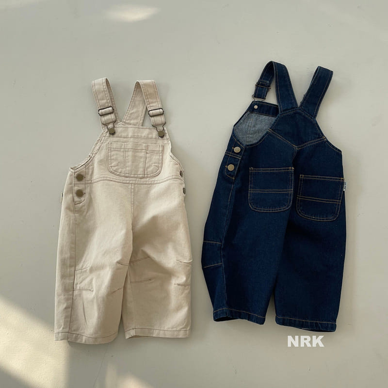 Nrk - Korean Children Fashion - #magicofchildhood - Denim Dungarees Pants - 2