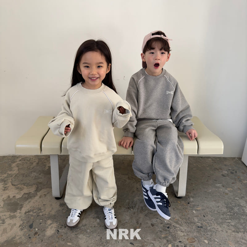 Nrk - Korean Children Fashion - #magicofchildhood - Bbing Line Top Bottom Set - 7