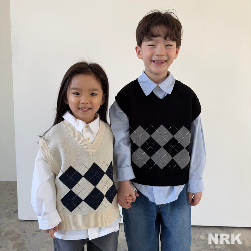 Nrk - Korean Children Fashion - #magicofchildhood - C Argyle Vest - 8