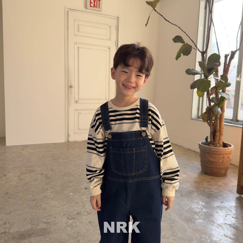 Nrk - Korean Children Fashion - #minifashionista - Denim Dungarees Pants - 3