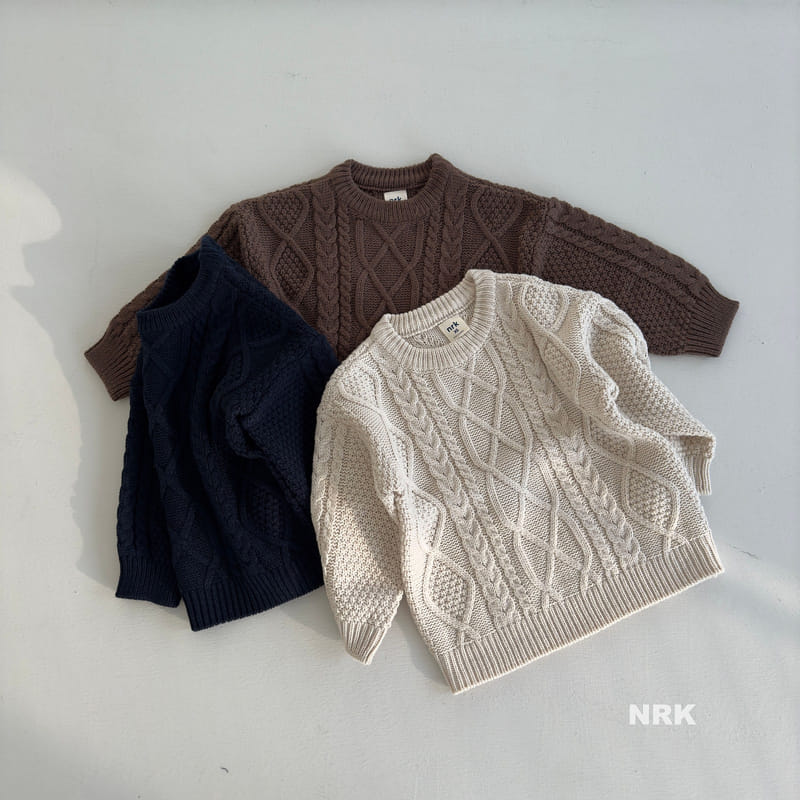 Nrk - Korean Children Fashion - #minifashionista - Fisherman Knit