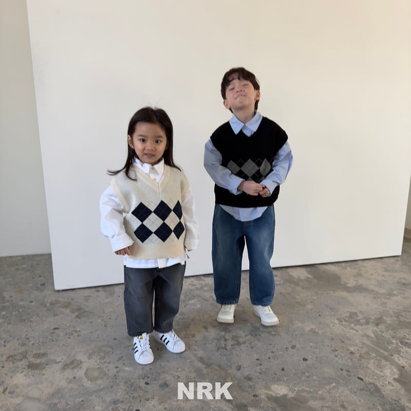 Nrk - Korean Children Fashion - #prettylittlegirls - C Argyle Vest - 10