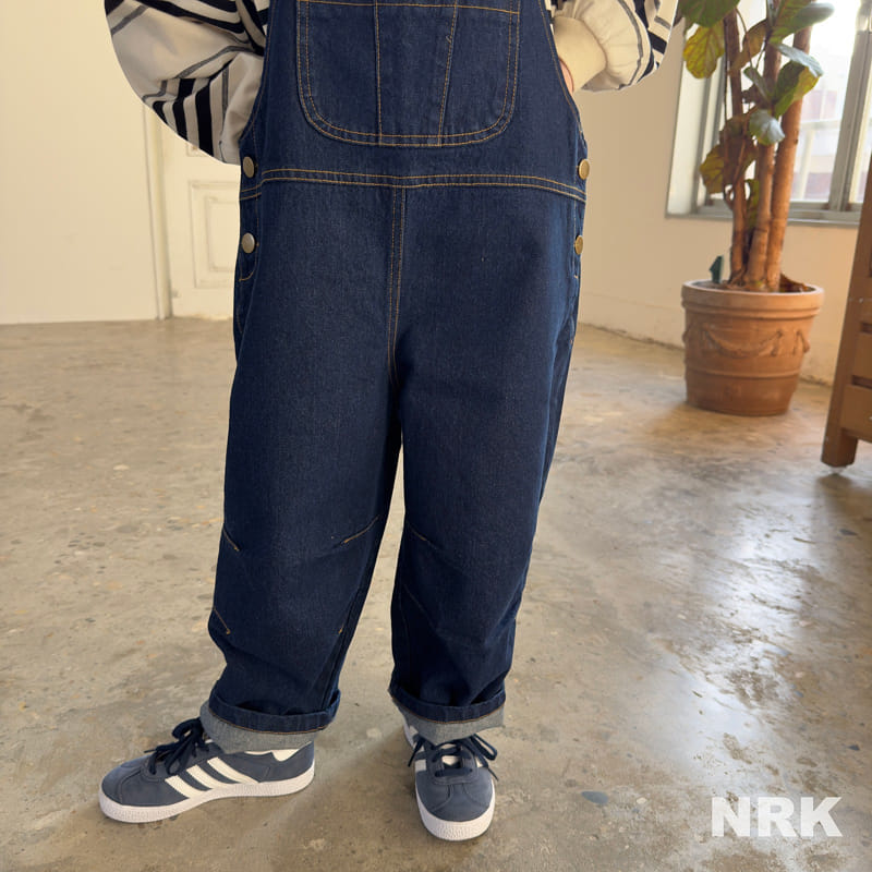 Nrk - Korean Children Fashion - #todddlerfashion - Denim Dungarees Pants - 5