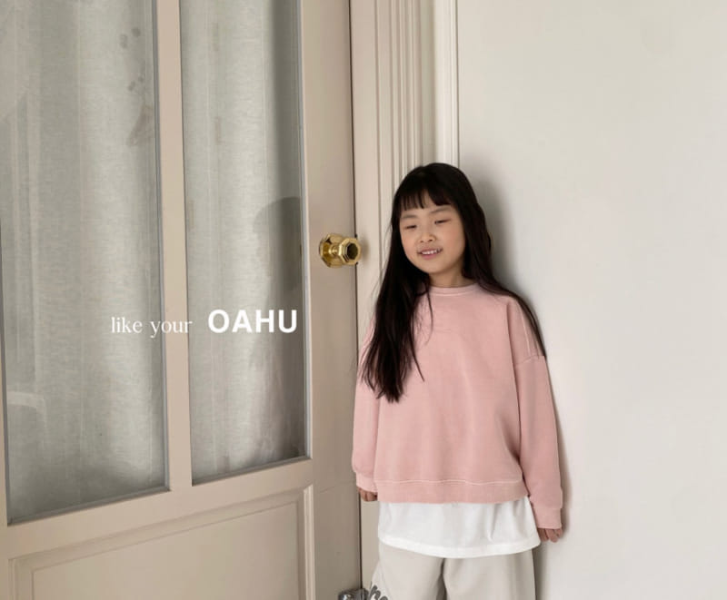 O'Ahu - Korean Children Fashion - #Kfashion4kids - Fuzzy Dyeing Sweatshirt - 7