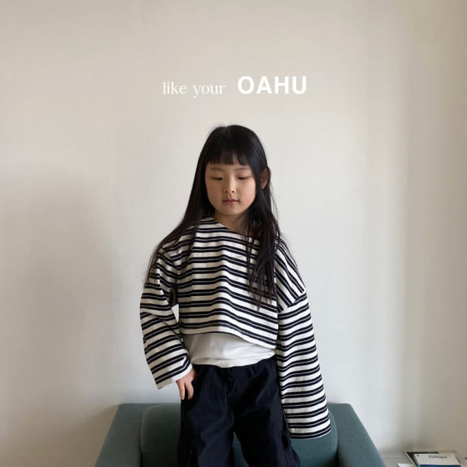 O'Ahu - Korean Children Fashion - #childofig - Square ST Crop Tee