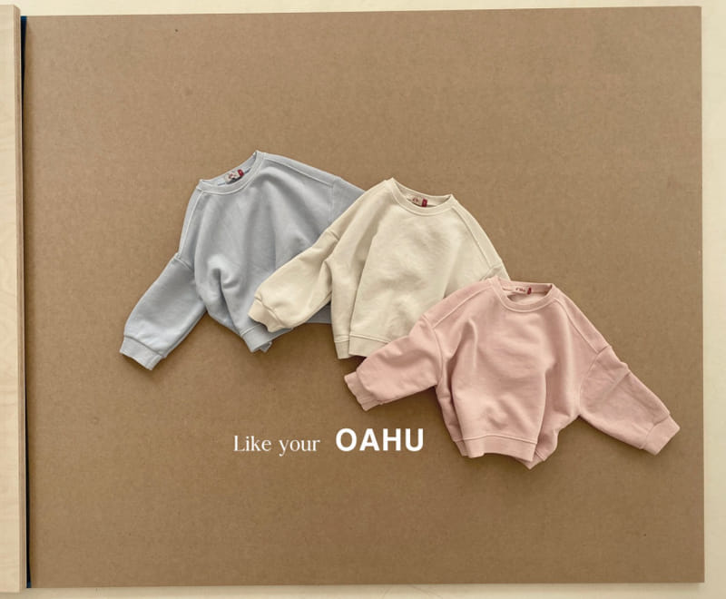 O'Ahu - Korean Children Fashion - #designkidswear - Fuzzy Dyeing Sweatshirt