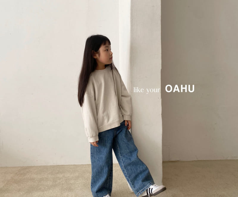 O'Ahu - Korean Children Fashion - #designkidswear - View Wide Denim Pants - 11