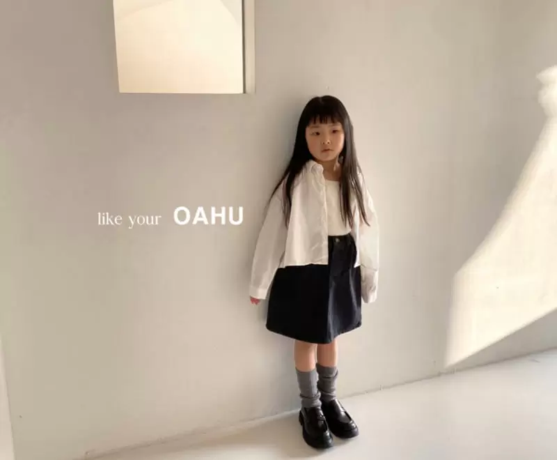 O'Ahu - Korean Children Fashion - #discoveringself - Ginger Denim Skirt - 10