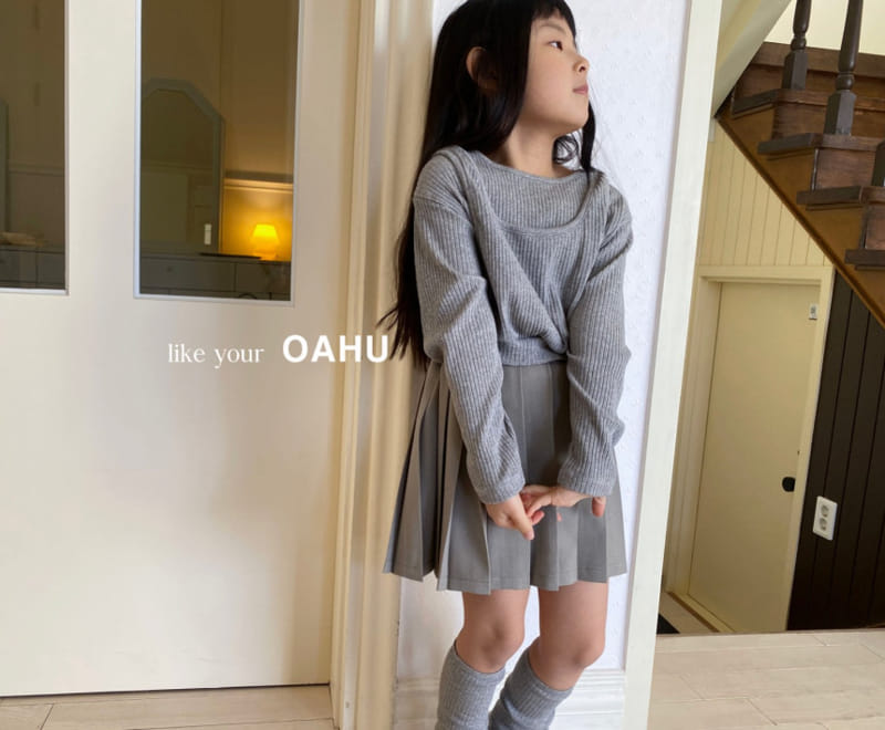O'Ahu - Korean Children Fashion - #kidsstore - Scoop Rib Tee - 11