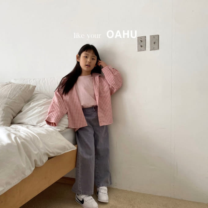 O'Ahu - Korean Children Fashion - #kidzfashiontrend - Spring Check Shirt
