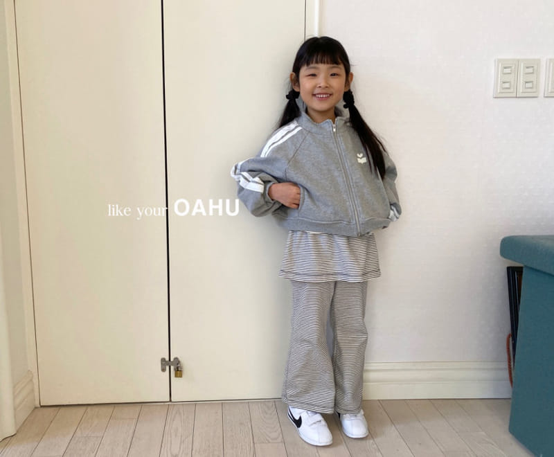 O'Ahu - Korean Children Fashion - #Kfashion4kids - Sugar Line Short Zip Up - 4
